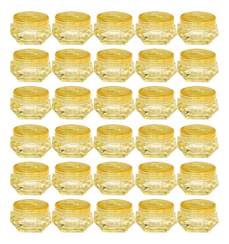 30x 3 Gramos Envases Cosméticos Con Tapas Frascos De Viaje