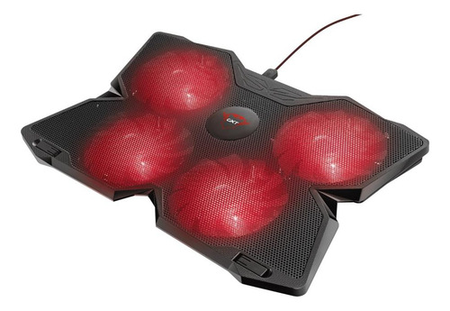 Base Cooler Para Notebook Trust Gxt 278 Yozu, 4 Fans, Usb