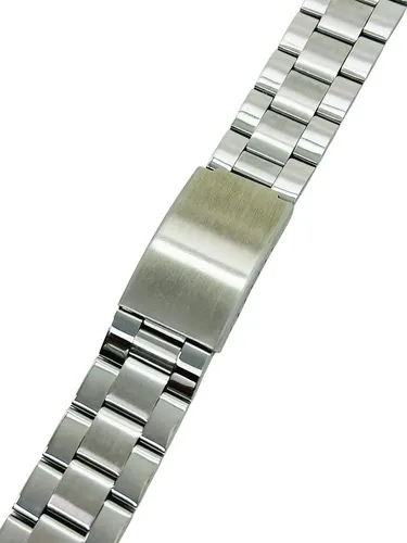 Pulseira Aço Maciça Reforçada Terminal Reto Casio Orient Etc