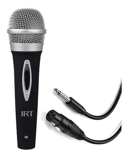 Microfono Alambrico Irt Unidireccional Karaoke