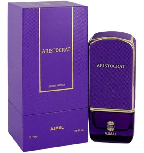  Perfume Arabe Ajmal Aristocrat Edp Roxo - Feminino 75ml
