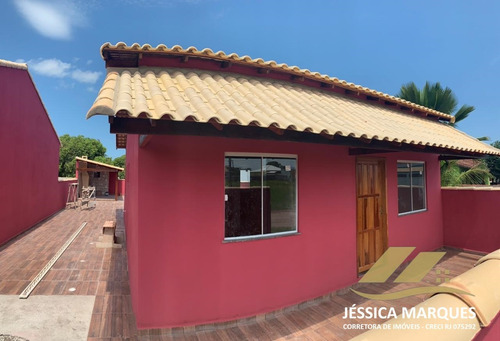 Imagem 2 de 10 de Casa De 2 Quartos, Área Gourmet Piscina Em Unamar - Jmc35.2