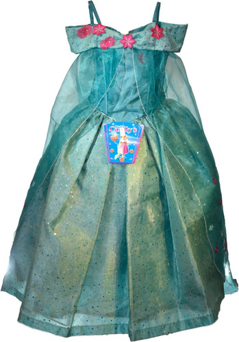 Oferta Liquidación Vestido Tipo Princesa Estilo Frozen 