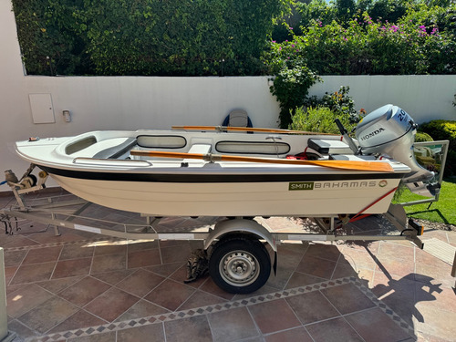 Bote Pescador Bahamas 375 Con Motor Honda 20+trailer
