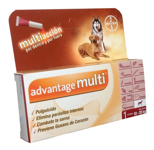 Antipulgas Para Perro Advantage Multi 10-25 Kg