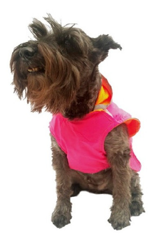 Impermeable Raincoat Fucsia Perro Talla 7 Pet Pals