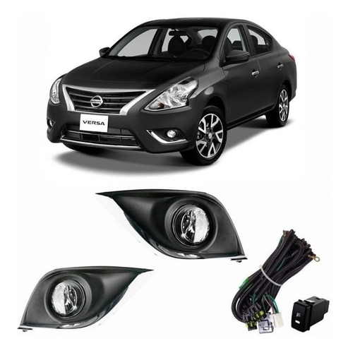 Kit Neblineros Nissan Versa 2014 En Adelante