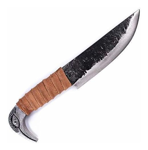 Cuchillo Vikingo Norse Tradesman Con Empuñadura De Cabeza D