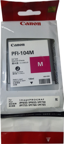 Cartucho De Tinta Original Canon Pfi-104m 3631b001aa 