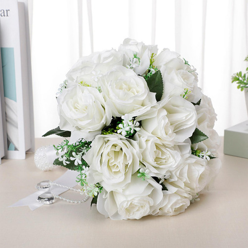 Ramo De Novia Con Flores Artificiales, Ramo De Novia