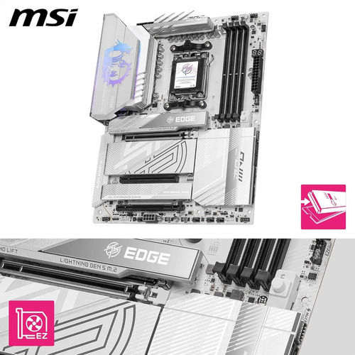 Placa-mãe Msi Mpg X870e Edge Ti Wifi, Atx - Suporta Am...