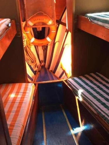 Crucero Madera Barco Clásico Pezzola