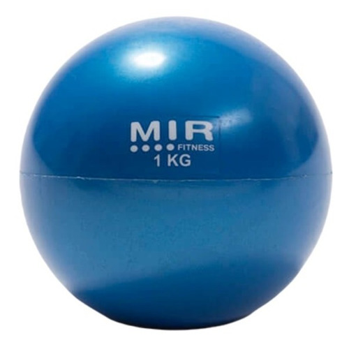 Pelota Con Peso Medicine Tone Ball Mir 1 Kg Sin Pique Fitbal