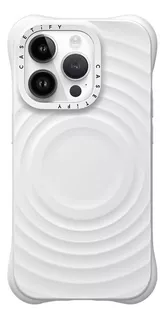 Funda Casetify De Silicona Para iPhone 14 Pro. Blanco