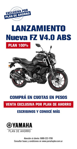 Yamaha Fz V4.0 Nuevo Modelo