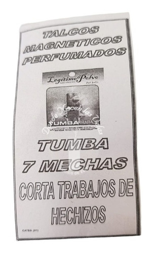 Imagen 2 de 2 de Velon 7 Mechas, Negro + Talco Magnetico