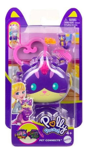 Polly Pocket Mini Estuche Pet Connects Animalitos Accesorios
