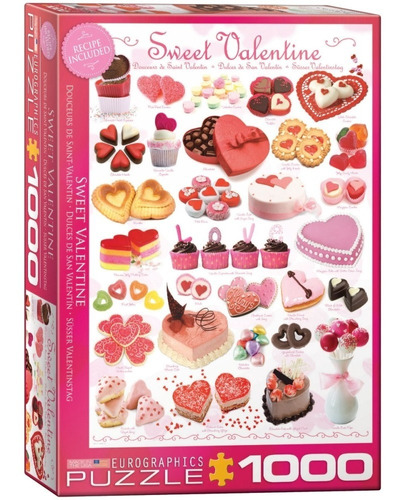 Puzzle 1000 Piezas Sweet Spc Sweet Valentin - Eurographics  