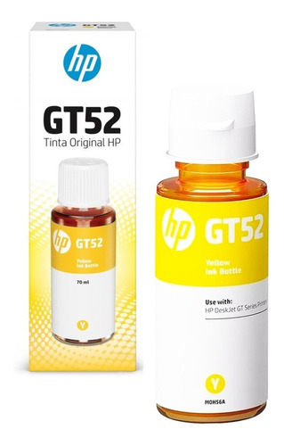 Tinta Hp Gt52 Yellow 70ml