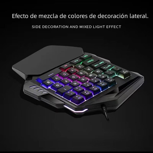 Teclado Y Ratón For Celular Rgbresplandor