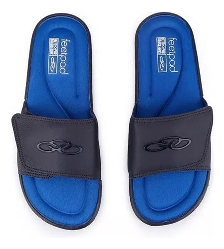 Ojotas Olympikus Melbourne Chinelas Slide Con Velcro Hombre