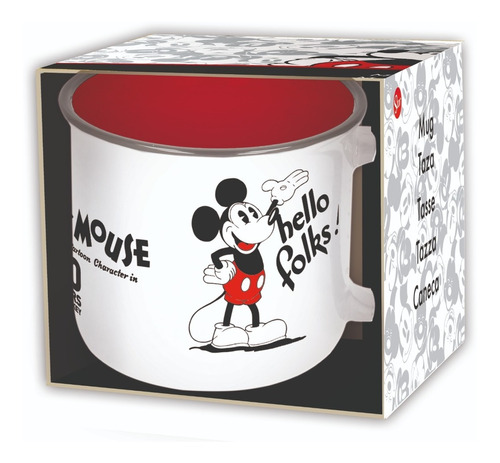 Tazon Ceramica Mickey Mouse 420 Ml Original