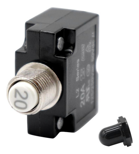 Disyuntor De Con Botón Pulsador 12v-24v De 1 Pieza Con