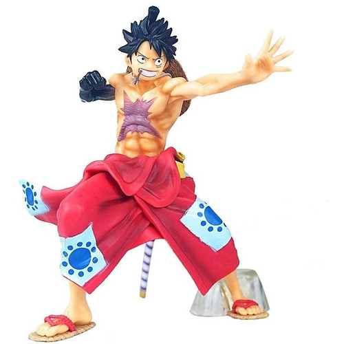 Figura Luffy Con Kimono De One Piece Importado