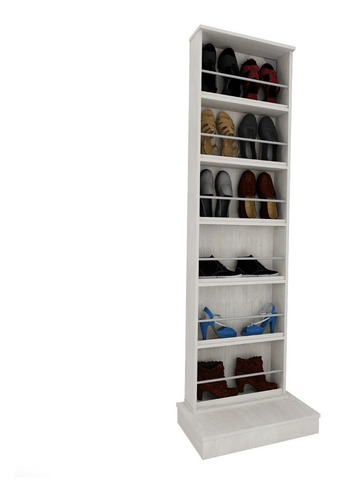 Imagen 7 de 7 de Zapateros Botinero Porta Cosmeticos Multiuso Con Puerta Espejo Y Base Apoyo - 1427