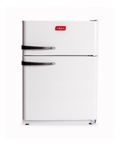Imagen 1 de 3 de Heladera minibar Neba A128 blanca con freezer 124L 220V