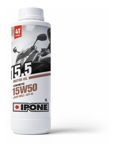 Aceite Para Moto 15w50 15.5 Semi Sintetico Ipone