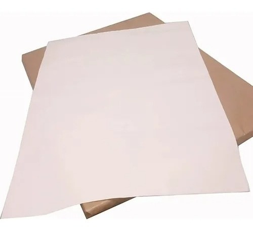 400 Folhas Papel Manteiga 50x70 Fino 35g Cristal Forneável