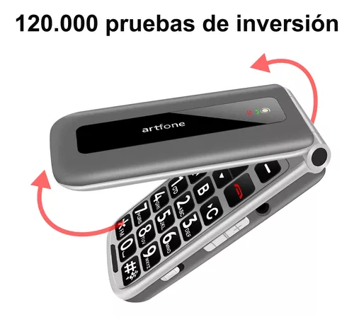 Teléfono celular con botón grande 4G Volte para personas mayores, botones  grandes, teléfono con tapa LTE para ancianos y niños, sonido claro, botón