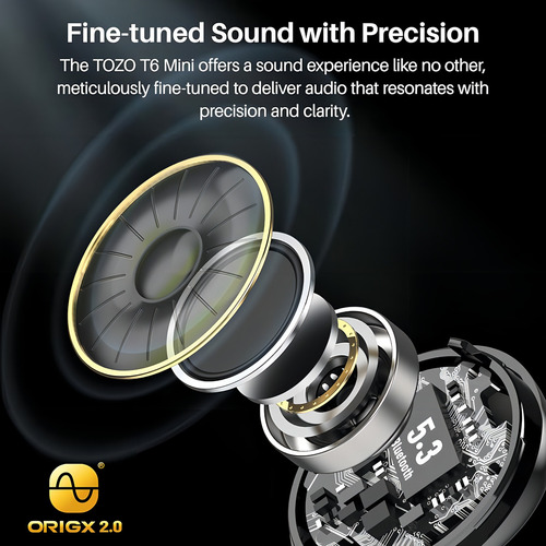 Auriculares Inalámbricos Tozo T6 Auriculares Bluetooth 5.3