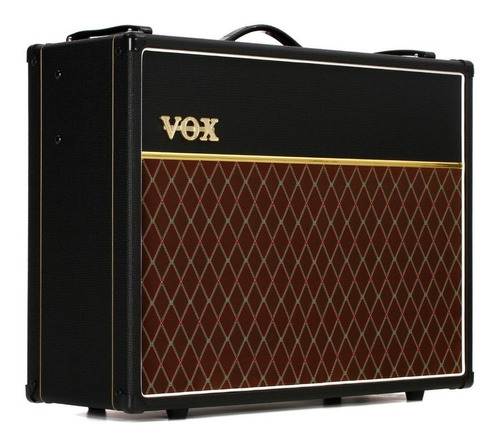 Amplificador VOX Custom Series AC30C2X Valvular para guitarra de 30W color negro/marrón 220V