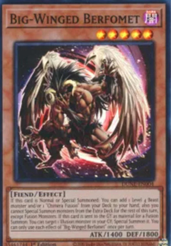 Yugioh! Big-winged Berfomet