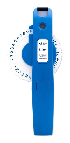 Imagen 2 de 2 de Rotuladora Etiquetadora Manual Motex Original E-404 Azul