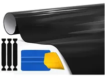 Comprar Lámina De Vinilo Para Automóviles Vvivid Black Gloss Con Kit