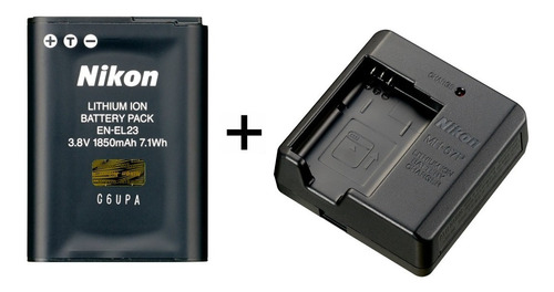 Batería Nikon En-el23 + Cargador Nikon Mh-67 Para P600 P900