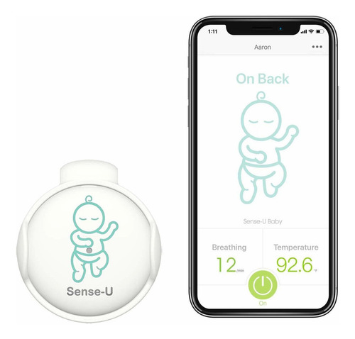 Monitor Para Bebes Sense-u Con Sensores De Temperatura De M