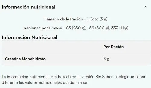 Creatina Mono Hidratada 250 Gr Myprotein Boosts Performance