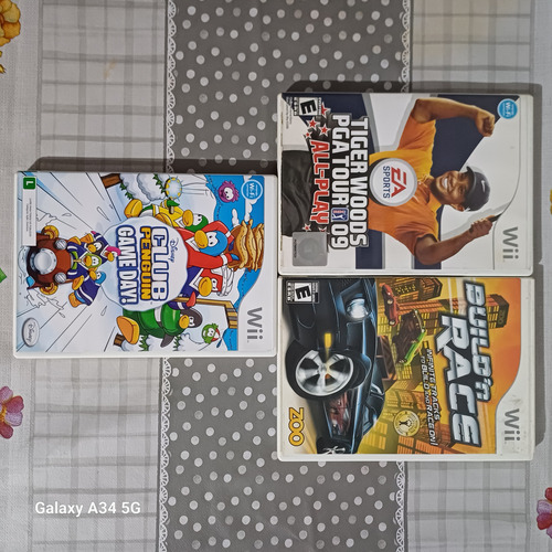 Lote 6 Jogos Nintendo Wii Pga Bass Pro Simcity Uwi-lot4 (Usado)