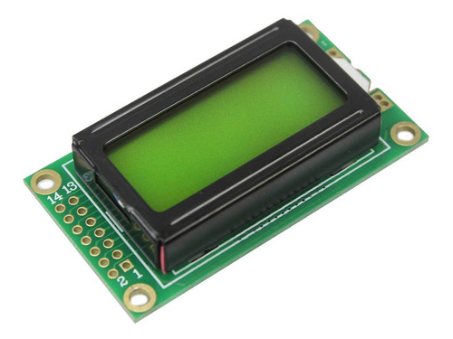 Display Lcd 2x8 0802 Alfanúmerico Arduino Raspberry [ Max ]