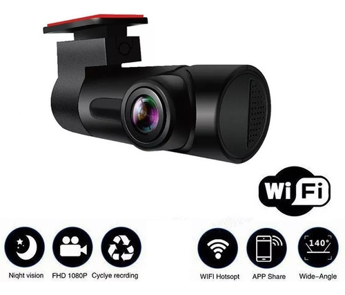 Camara Hidden Seguridad Auto Dvr Grabado Aplicación 1080p