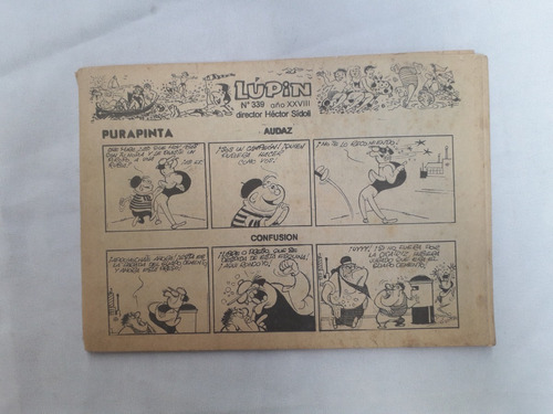 Historieta Comic ** Lupin **  S/tapas N° 339 Antigua