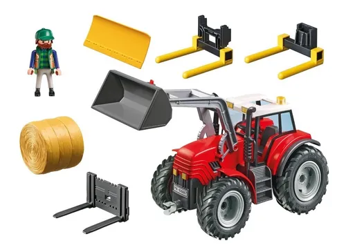 Tractor granja online playmobil