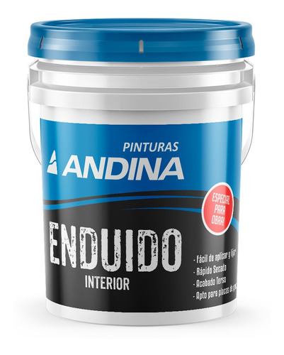 Enduido Interior Blanco Para Obra 30kg Andina - Prestigio
