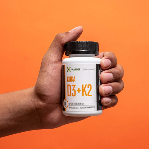 Vitamina D3 + Vitamina K2 - 60 Cápsulas | Kukamonga Sin Sabor