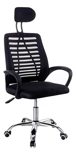 Silla Escritorio Ergonomica Oficina Pc Sillon Negro Mesh Material del tapizado Tela/Mesh