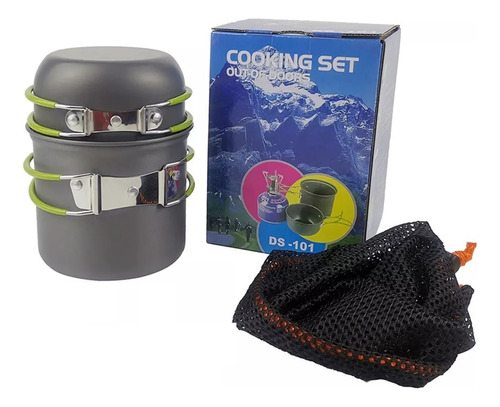 Set Ollas De Camping Portátil Camping Ollas Outdoor Trekking